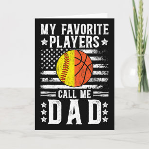 Cartão Meus Jogadores Favoritos Me Chamam de Papai Softll
