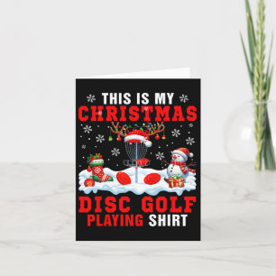 Cartão Meus Papais noeis de Camisa de Golfe de Natal Equi