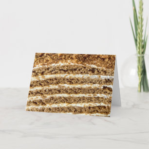 Cartão Mevik Honey Cake Abstrato