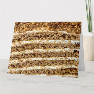 Cartão Mevik Honey Cake Abstrato