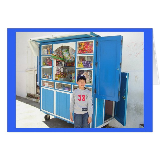 Cartão mew a vista no capítulo 6 de Marrocos (Frente Horizontal)