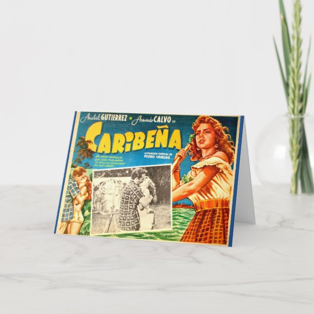 Cartão mexicano do cartaz cinematográfico do (Frente)