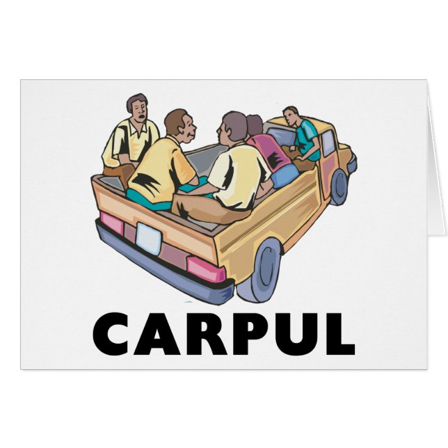 Cartão Mexicano engraçado Carpul (Frente Horizontal)