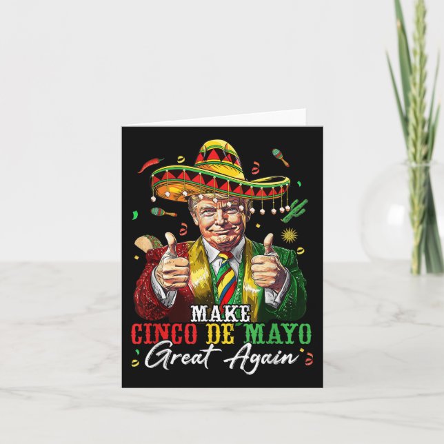 Cartão Mexicano Torne O Excelente Cinco De Mayo Mais Engr (Frente)