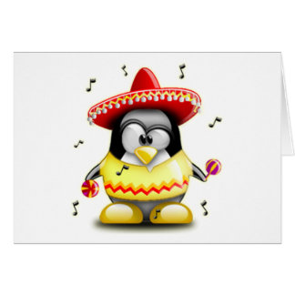 Cartão Mexicano Tux