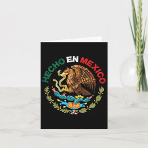 Cartão México Águia Mexicana Homens do Dia da Independênc