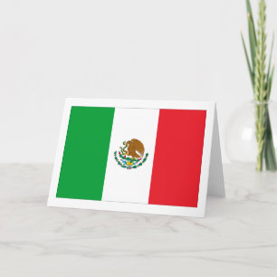 Cartão Mexico Flag