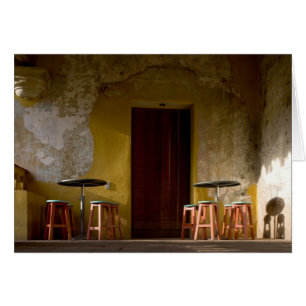 Cartão México, Oaxaca, à tarde luzes do sol da varanda