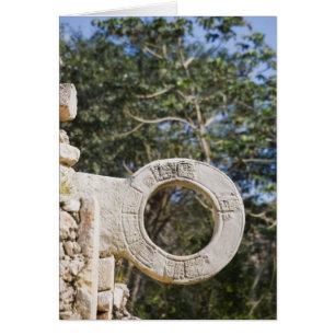 Cartão México, Yucatán, Uxmal. Uxmal, uma grande