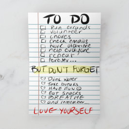 Cartão MHM - Autoamor