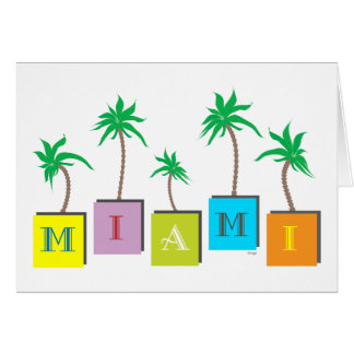 Cartão Miami Beach Palms