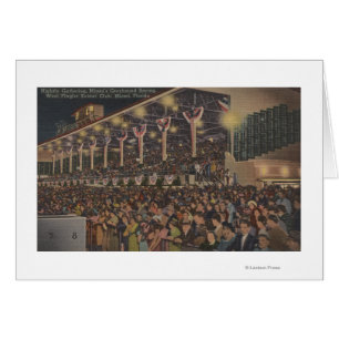 Cartão Miami, FL - West Flagler Kennel Club, Cão