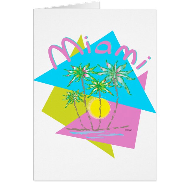 Cartão Miami Palms Sun (Frente)