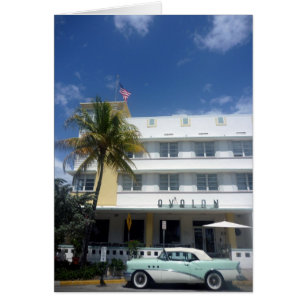 Cartão miami vintage