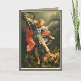 Cartão Michael, a Oração Arcanjo