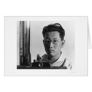 Cartão Michael Yonemitsu, Técnico de Raio-X 1943