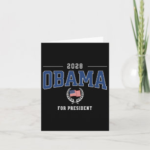 Cartão Michelle Obama 2028 Pelo Presidente Democrata Patr