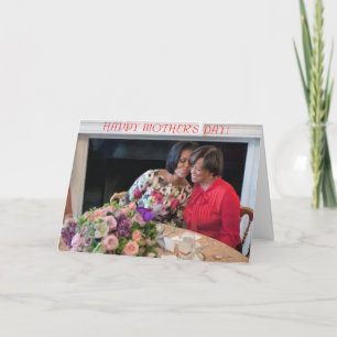 Cartão Michelle Obama Mother's Day Card