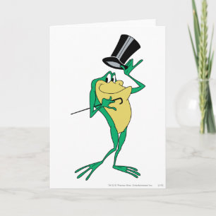 Cartão Michigan J. Frog in Color