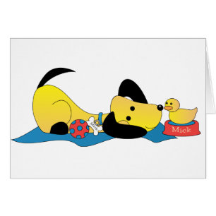 Cartão Mick e Faithful Henry