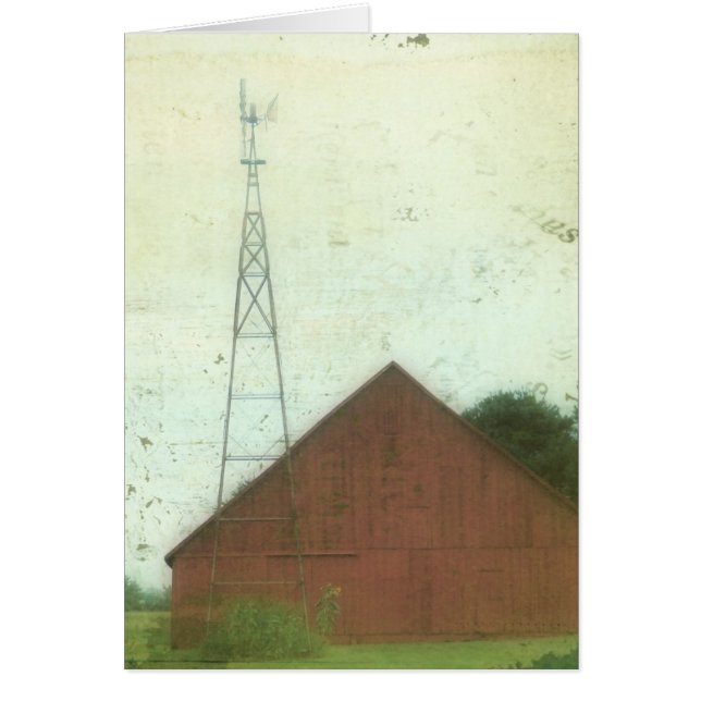 Cartão Mídia mista Red Barn - Ocasião (Frente)