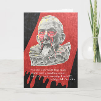 Cartão Miguel de Cervantes