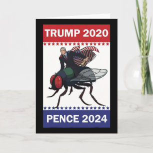 Cartão Mike Pence Muito Irado Super Herói Trump Pence