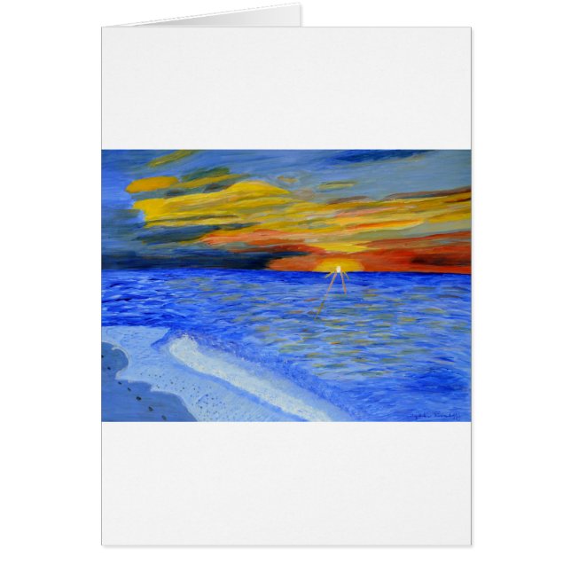 Cartão Milagre do Sunset (Frente)