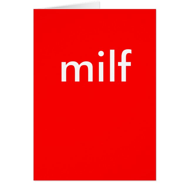 Cartão milf (Frente)
