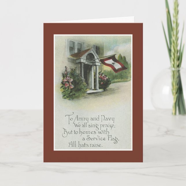 Cartão Militar: Pensando em você (Frente)