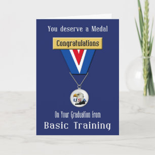 Cartão Military Basic Training Congratulations Card