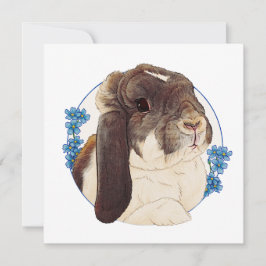 Cartão Milly Moo Bunny