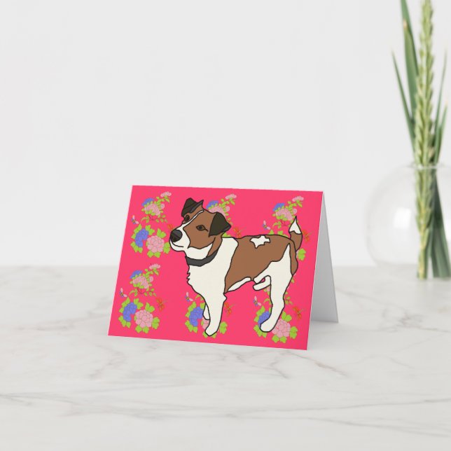 Cartão Milo o Jack Russell (Frente)