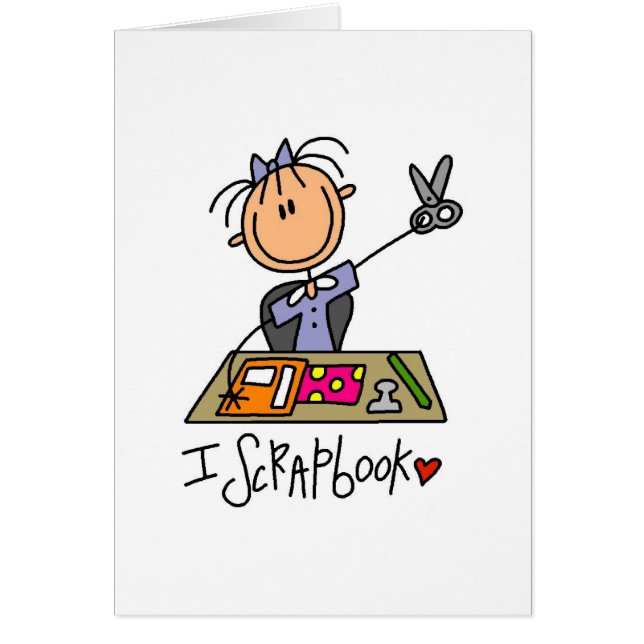 Cartão Mim álbum de recortes (Frente)