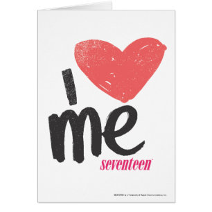 Cartão Mim coração mim cor-de-rosa