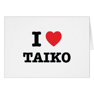 Cartão Mim coração Taiko