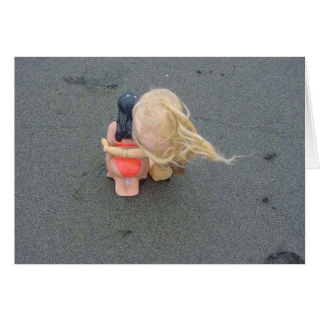 Cartão mim e minha menina (Frente Horizontal)