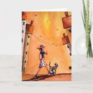 Cartão Mim e o Dalmatian