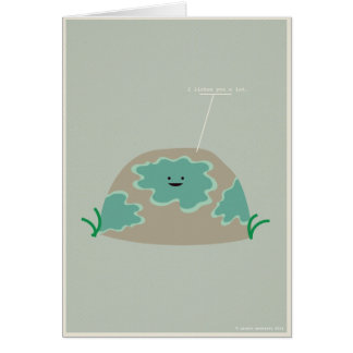 Cartão Mim líquene você muito