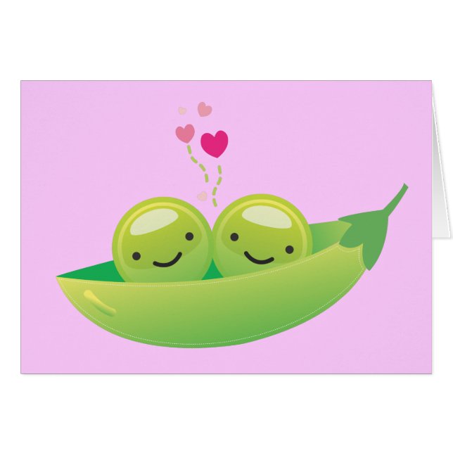 Cartão mim luv você mush (Frente Horizontal)