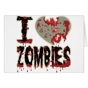 Cartão mim zombis do coração!