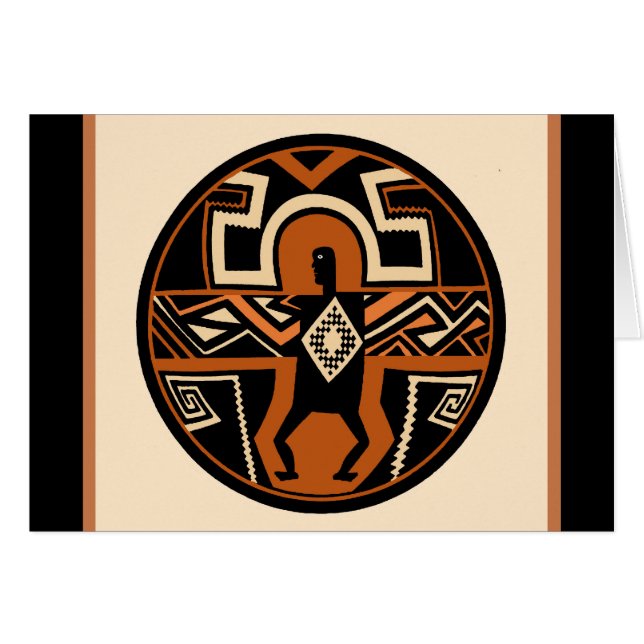 Cartão Mimbres Warrior (Frente Horizontal)