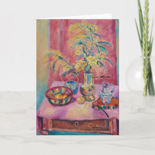 Cartão Mimosas Henri Manguin