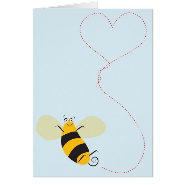 Cartão Mina da abelha! (Frente)