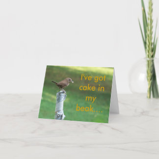 Cartão minha carriça do animal de estimação, I've obteve