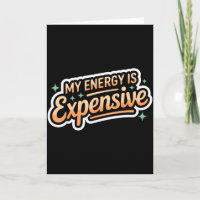 Minha Energia É Cara Estética Retro Empoderadora