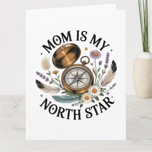 Cartão Minha Mãe É Minha Estrela Guia