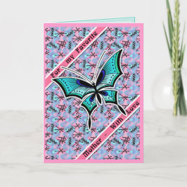 Cartão Minha mãe favorita (personalizada)