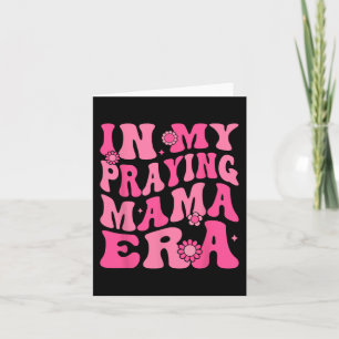 Cartão Minha Mãe Orante Era Mãe Religiosa Mãe Cristã