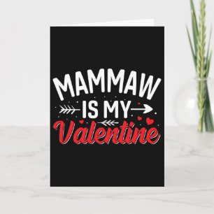 Cartão Minha Mammaw É Meu Namorado Funny Boys Dia dos Nam